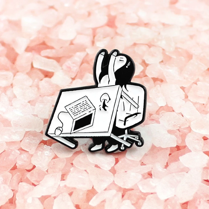 New tired of learning to overturn the table brooch girl angry not working learning fun brooch denim clothing backpack pendant je
New tired of learning to overturn the table brooch girl angry not working learning fun brooch denim clothing backpack pendant je