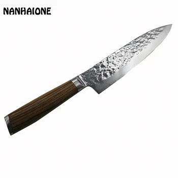 NANHAIONE 8" Damascus Professional Chef Knife 67 Damascus Steel Knife Ultra-tipped zebra wood handle Cooking Tools CL072
NANHAIONE 8" Damascus Professional Chef Knife 67 Damascus Steel Knife Ultra-tipped zebra wood handle Cooking Tools CL072