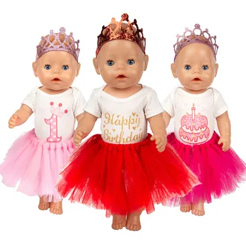 Doll clothes dress birthday heart Suitable for 43cm dolls Reborn baby 17-inch doll accessories lovely Multicolor Child clothes
Doll clothes dress birthday heart Suitable for 43cm dolls Reborn baby 17-inch doll accessories lovely Multicolor Child clothes