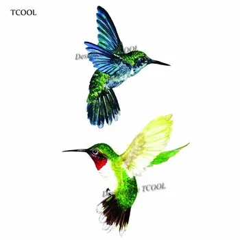 HXMAN Watercolor Hummingbird Temporary Fake Tattoo Body Art Sticker Waterproof Hand Tattoo for Men Hot Design 9.8X6cm A-363
HXMAN Watercolor Hummingbird Temporary Fake Tattoo Body Art Sticker Waterproof Hand Tattoo for Men Hot Design 9.8X6cm A-363