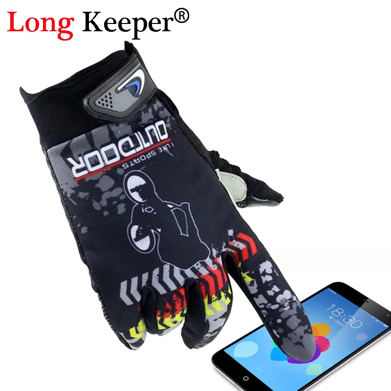 Long Keeper High Quality Men Sports Gloves Touch Screen Full Finger lTouchscreen Texting Gloves Male guantes gym G266-2
Long Keeper High Quality Men Sports Gloves Touch Screen Full Finger lTouchscreen Texting Gloves Male guantes gym G266-2