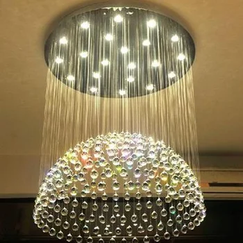 Modern minimalist semi sphere LED crystal lamp light in the bedroom living room hotel creative restaurant chandelier pendant led
Modern minimalist semi sphere LED crystal lamp light in the bedroom living room hotel creative restaurant chandelier pendant led