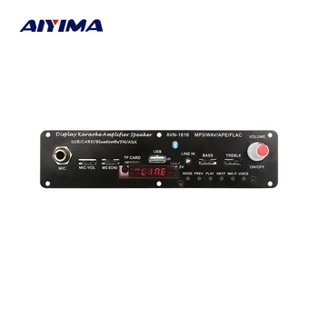 AIYIMA Bluetooth 5.0 Power Amplifier 20W Microphone Karaoke Reverberation Amplifiers Audio Decoding Board With AUX FM MP3 USB TF
AIYIMA Bluetooth 5.0 Power Amplifier 20W Microphone Karaoke Reverberation Amplifiers Audio Decoding Board With AUX FM MP3 USB TF
