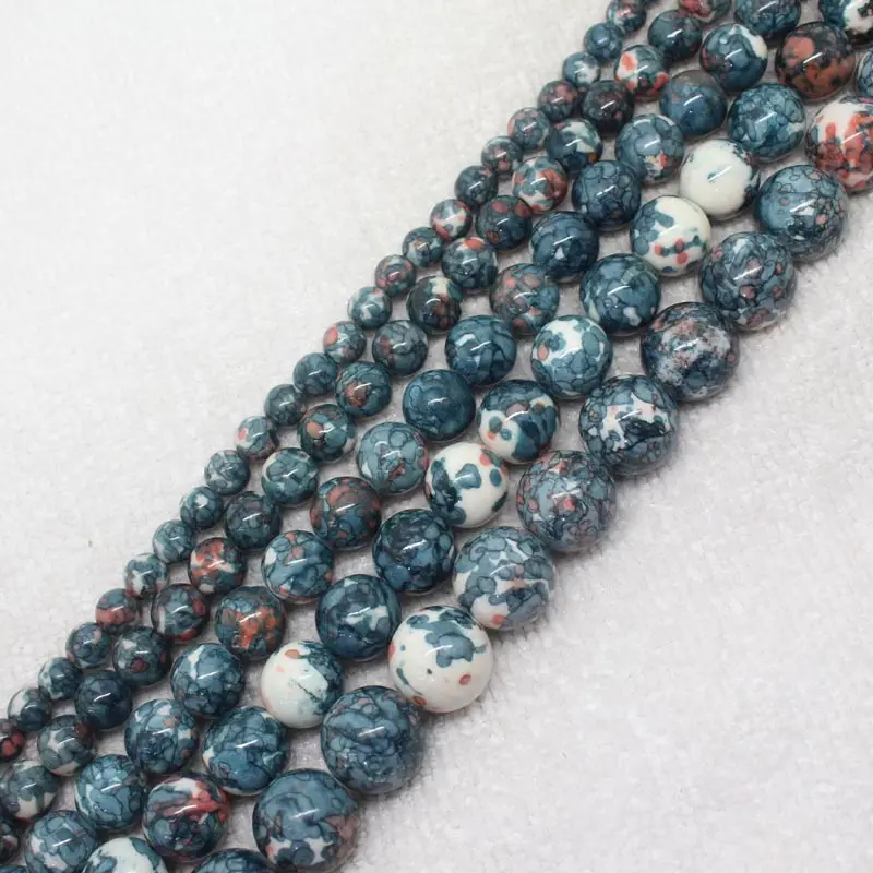 Mini. Order is $7! 6-14mm Blue White Orange Multicolor Snow Jades stones Round DIY Jewelry Making Loose Beads 15"
Mini. Order is $7! 6-14mm Blue White Orange Multicolor Snow Jades stones Round DIY Jewelry Making Loose Beads 15"