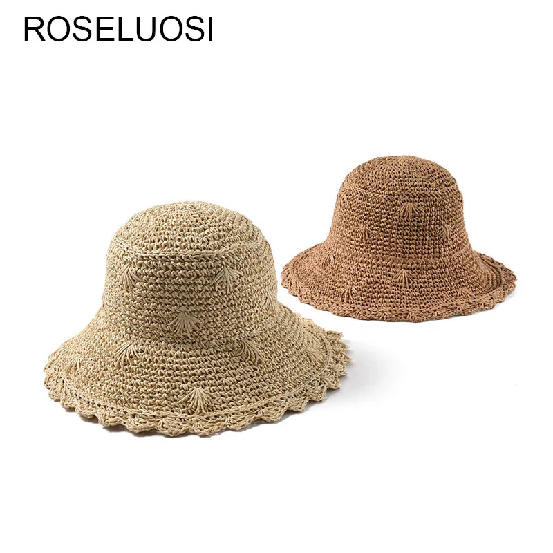 ROSELUOSI 2019 Spring Summer Brand New Sun Hats For Women Flodable Handmade Crochet Beach Hat Chapeu Feminino
ROSELUOSI 2019 Spring Summer Brand New Sun Hats For Women Flodable Handmade Crochet Beach Hat Chapeu Feminino