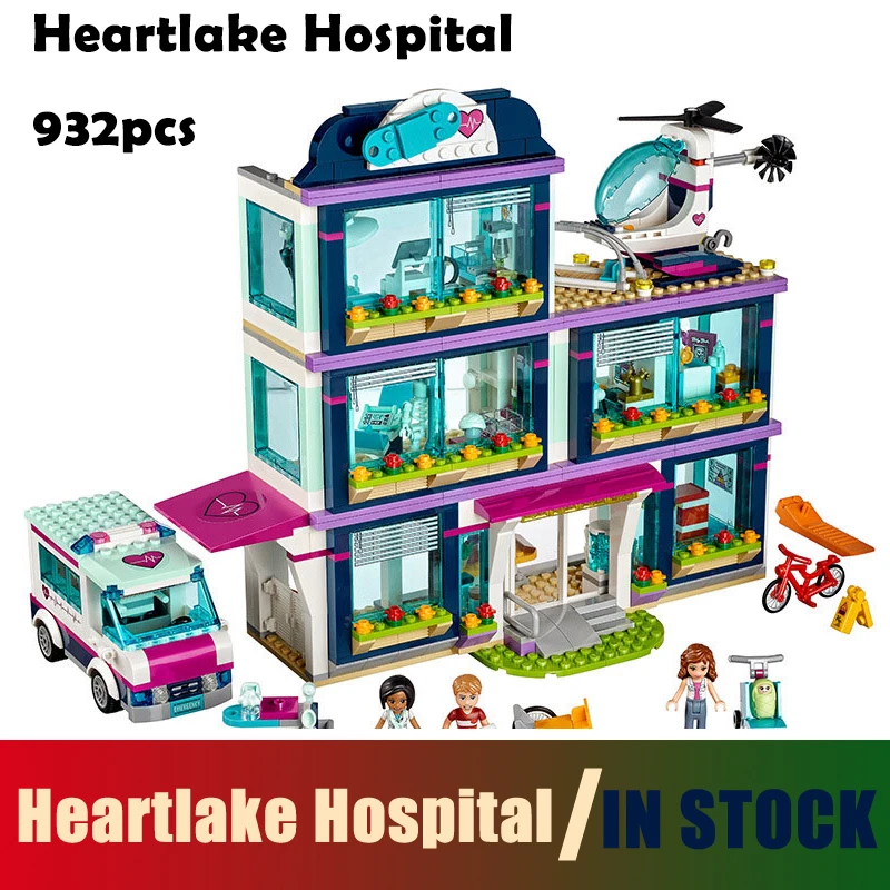 Compatible with Lego Models building blocks toy 01039 friends Girls Heartlake Hospital kids Bricks diy toy set girl gifts 41318 
Compatible with Lego Models building blocks toy 01039 friends Girls Heartlake Hospital kids Bricks diy toy set girl gifts 41318