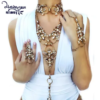 Dvacaman Brand 2017 Women Crystal Pendant Necklace Sexy Body Jewelry Wedding Party Statement Necklace Choker Collar Bijoux K24
Dvacaman Brand 2017 Women Crystal Pendant Necklace Sexy Body Jewelry Wedding Party Statement Necklace Choker Collar Bijoux K24
