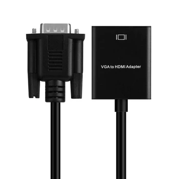 VGA Male to HD Female Connecting Cable 1080P Audio Wire HD Adapter Cord Replacement for Laptop/Destop to TV/Projector/Monitor
VGA Male to HD Female Connecting Cable 1080P Audio Wire HD Adapter Cord Replacement for Laptop/Destop to TV/Projector/Monitor