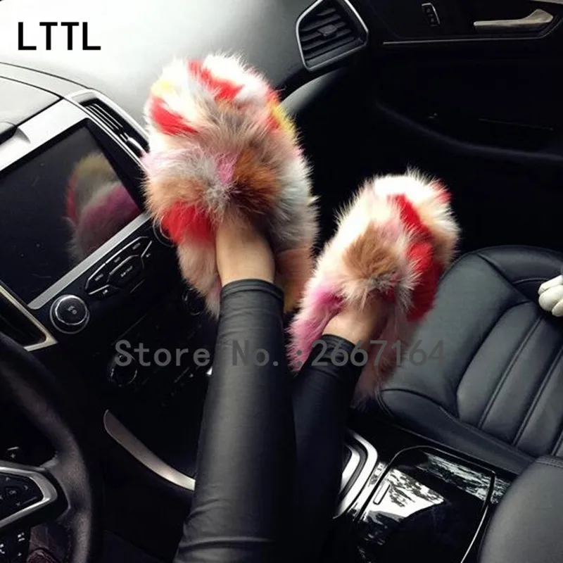 2016 Winter Women Flats Warm Fur Winter Boots Slip On Loafers Flat Comfortable Winter Women Casual Shoes Plus Size 35-40