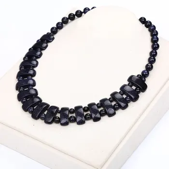 3A Reiki chakra Healing crystal Pendant Blue Sandstone Women's Necklace Handmade Bead Chain Exquisite Jewelry Party Gift Balance
3A Reiki chakra Healing crystal Pendant Blue Sandstone Women's Necklace Handmade Bead Chain Exquisite Jewelry Party Gift Balance