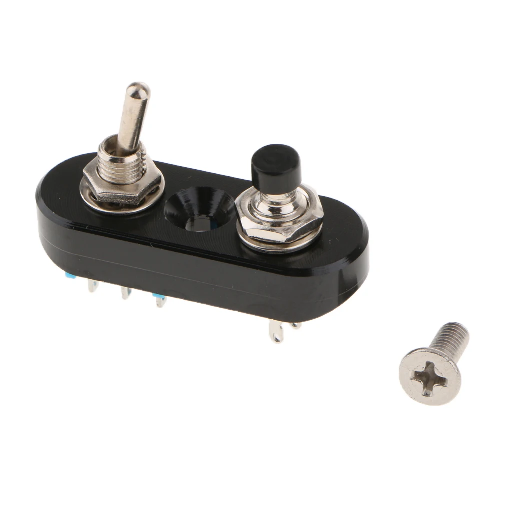Motorbike Handlebar Double Control Start Horn Button & Toggle for Honda Black High Quality CNC Aluminum Alloy