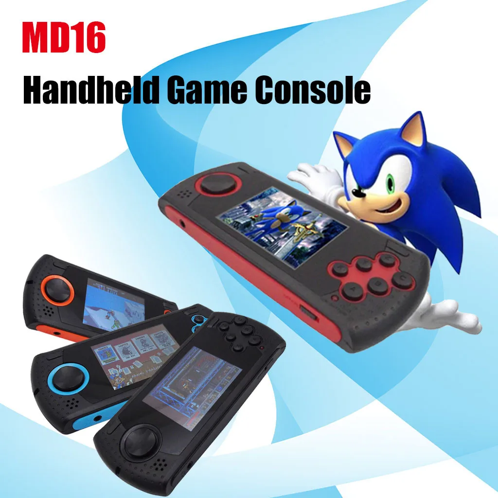 MD16 Simulator 3.0 inch Game Consoles 16BT Handheld PVP PXP Game Sega Games Portable Handheld HDMI/AV TV Output
MD16 Simulator 3.0 inch Game Consoles 16BT Handheld PVP PXP Game Sega Games Portable Handheld HDMI/AV TV Output