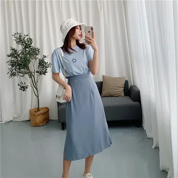 2019 Summer New O-Neck Printed Tee Shirt Femme +skirt Women 2 Piece Set Short-sleeved Sweet Casual Loose Blouse Two Piece Sets
2019 Summer New O-Neck Printed Tee Shirt Femme +skirt Women 2 Piece Set Short-sleeved Sweet Casual Loose Blouse Two Piece Sets