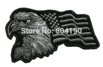 BLACK EAGLE WITH AMERICAN FLAG MILITARY MOTORCYCLE JACKET VEST BIKER PATCH EMBLEM punk rockabilly applique iron on patch
BLACK EAGLE WITH AMERICAN FLAG MILITARY MOTORCYCLE JACKET VEST BIKER PATCH EMBLEM punk rockabilly applique iron on patch