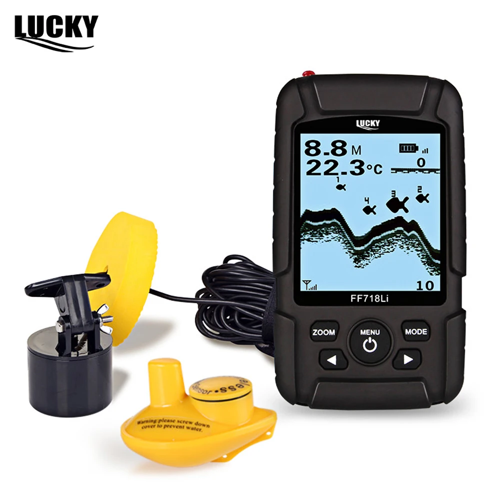 LUCKY FF718Li Portable Wired & Wireless Fish Finder Underwater Video Camera Fish Finders Wired & Wireless Sensor Fishfinder
LUCKY FF718Li Portable Wired & Wireless Fish Finder Underwater Video Camera Fish Finders Wired & Wireless Sensor Fishfinder
