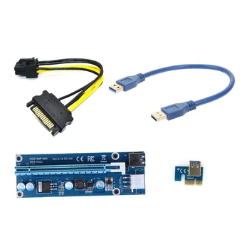 30cm PCI-E 1X To 16x Riser Card Adapter PCI Express 1x To 16x Extension Cable USB3.0 SATA to 6Pin Power Supply fasten card
30cm PCI-E 1X To 16x Riser Card Adapter PCI Express 1x To 16x Extension Cable USB3.0 SATA to 6Pin Power Supply fasten card