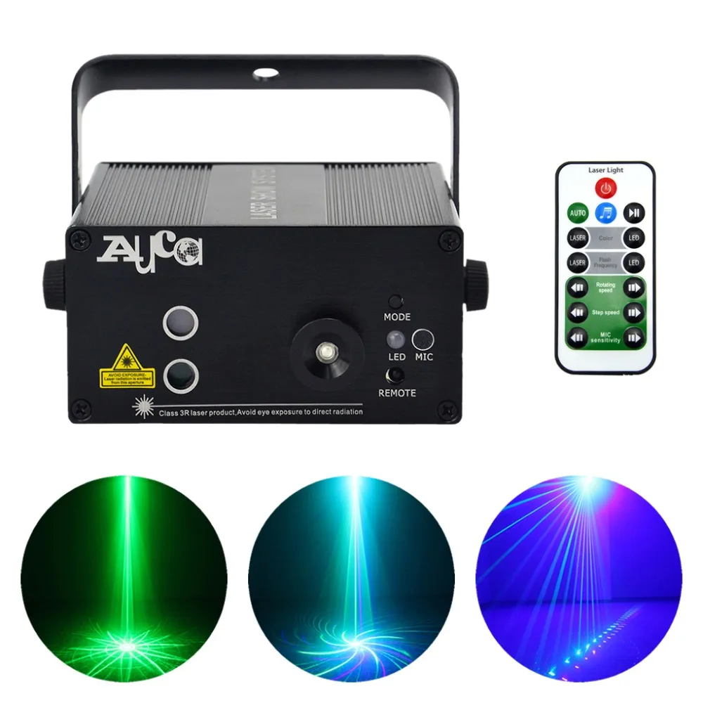 AUCD 9 Patterns Mini Green Blue Laser Projector Lights 3W Blue LED Mixing Effect DJ Home Party Wedding Show Stage Lighting L09GB
AUCD 9 Patterns Mini Green Blue Laser Projector Lights 3W Blue LED Mixing Effect DJ Home Party Wedding Show Stage Lighting L09GB