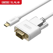 UNITEK Type-C to Serial Cable Adapter USB3.1 to DB9 RS232 COM Converter 1.5m Y-124G