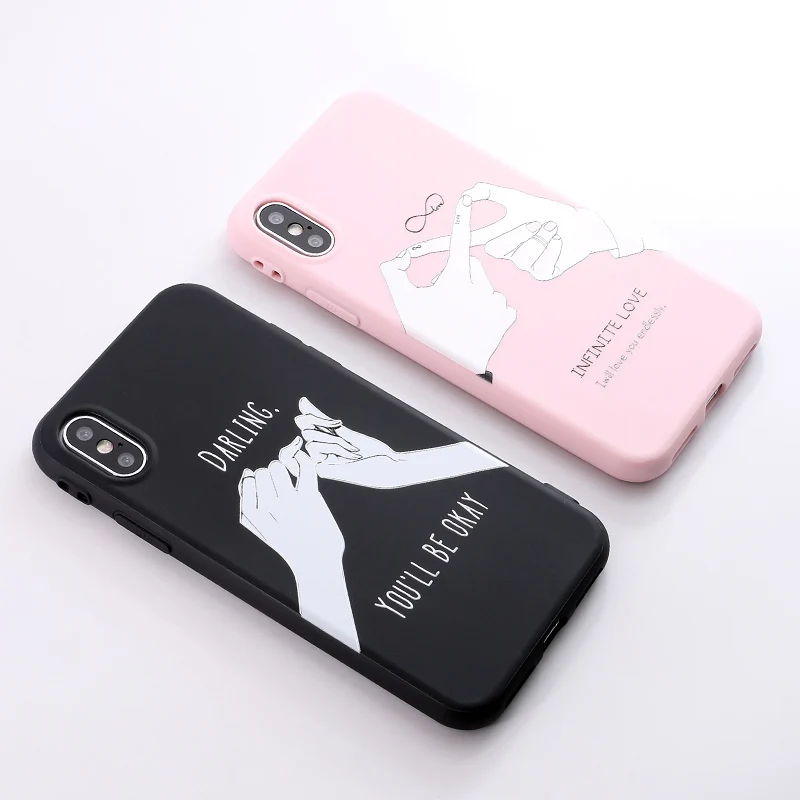 SoCouple Cases For iphone X Xs max XR For iphone 7 8 6 6s plus Phone Case Couple Syle Black Pink Pattern Soft Silicone Cover
SoCouple Cases For iphone X Xs max XR For iphone 7 8 6 6s plus Phone Case Couple Syle Black Pink Pattern Soft Silicone Cover