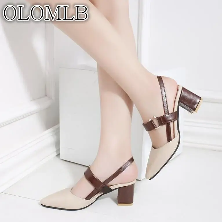2019 spring new hollow coarse sandals high-heeled shallow mouth pointed pumps shoes work shoes women Female sexy high heels
2019 spring new hollow coarse sandals high-heeled shallow mouth pointed pumps shoes work shoes women Female sexy high heels