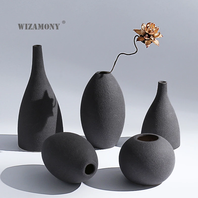 WIZAMONY New Arrival Europe Style Vases Retro brickware terra-cotta Ceramic Modern Tabletop Flower Vase for Home Decoration
WIZAMONY New Arrival Europe Style Vases Retro brickware terra-cotta Ceramic Modern Tabletop Flower Vase for Home Decoration