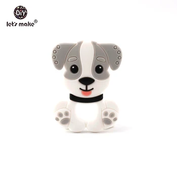 Let's make Silicone Teether Nurse Gift Cute Dog DIY Feeding Jewelry Baby Accessories Nursing Food Grade Silicone Baby Teether
Let's make Silicone Teether Nurse Gift Cute Dog DIY Feeding Jewelry Baby Accessories Nursing Food Grade Silicone Baby Teether