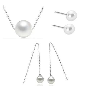 XIYANIKE 925 Sterling Silver New Elegant Temperament Pearl Wedding Jewelry Sets For Women Bride Gift Wholesale Price NE+EA 2019
XIYANIKE 925 Sterling Silver New Elegant Temperament Pearl Wedding Jewelry Sets For Women Bride Gift Wholesale Price NE+EA 2019