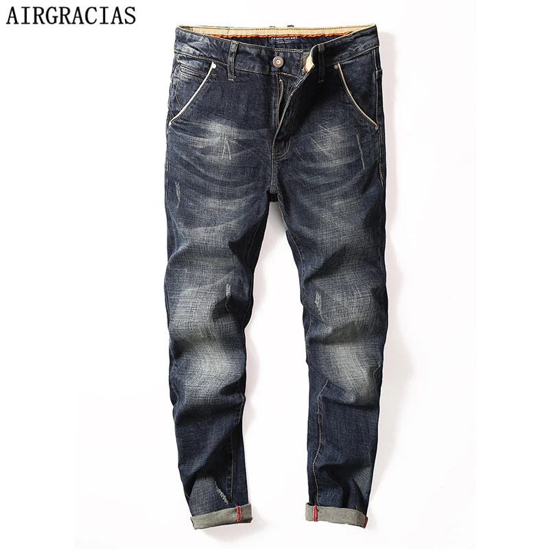 AIRGRACIAS Classic Men Jeans Straight Denim Jean Four Season Men Men Long Pants Trousers Elasticity Biker Jeans Size 28-40
AIRGRACIAS Classic Men Jeans Straight Denim Jean Four Season Men Men Long Pants Trousers Elasticity Biker Jeans Size 28-40