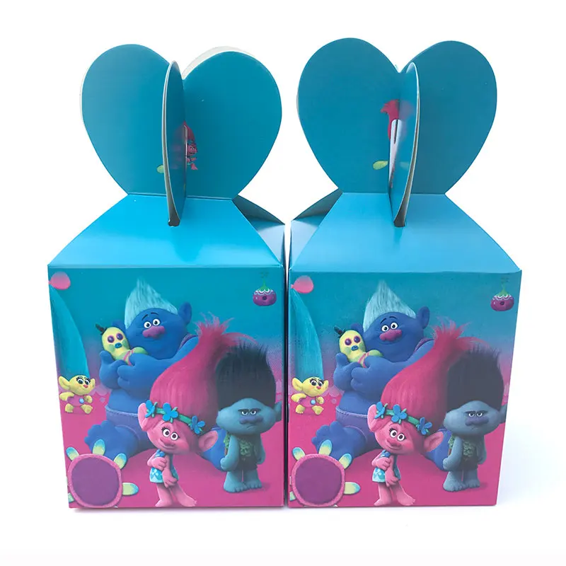 12pcs Trolls Cartoon Candy Bag Kids Birthday Party Decoration Paper Gift Boxes Baby Shower Supplies 8.5x8.5x10cm
12pcs Trolls Cartoon Candy Bag Kids Birthday Party Decoration Paper Gift Boxes Baby Shower Supplies 8.5x8.5x10cm