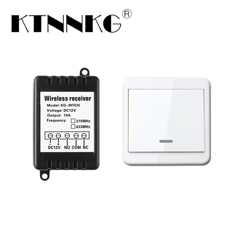 LED1 channel 433Mhz DC12V wireless remote control switch with wall switch self-locking interlock working mode manual DIY
LED1 channel 433Mhz DC12V wireless remote control switch with wall switch self-locking interlock working mode manual DIY