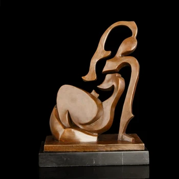 30 CM Western Art Deco Bronze Statue Women Girl Belle Fairy Maiden Abstract Sculpture
30 CM Western Art Deco Bronze Statue Women Girl Belle Fairy Maiden Abstract Sculpture