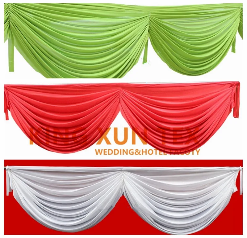 2m 3m 6m Swag Valance Drape For Wedding Backdrop Curtain Stage Background Party Event Decoration
2m 3m 6m Swag Valance Drape For Wedding Backdrop Curtain Stage Background Party Event Decoration