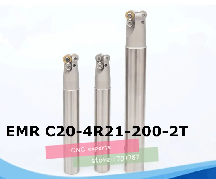 EMR C20-4R21-200-2T R4 indexable End Mill,Milling tool,R4 Toroidal Cutter For Mill Machine,200mm Length, RPMT0802MO Mill Cutter
EMR C20-4R21-200-2T R4 indexable End Mill,Milling tool,R4 Toroidal Cutter For Mill Machine,200mm Length, RPMT0802MO Mill Cutter