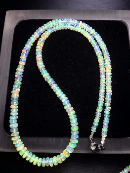 Certificate Natural Colorful Opal Gemstone Necklace 4-5mm Women men Long Chain Crystal Round Bead Necklace AAAAAA
Certificate Natural Colorful Opal Gemstone Necklace 4-5mm Women men Long Chain Crystal Round Bead Necklace AAAAAA