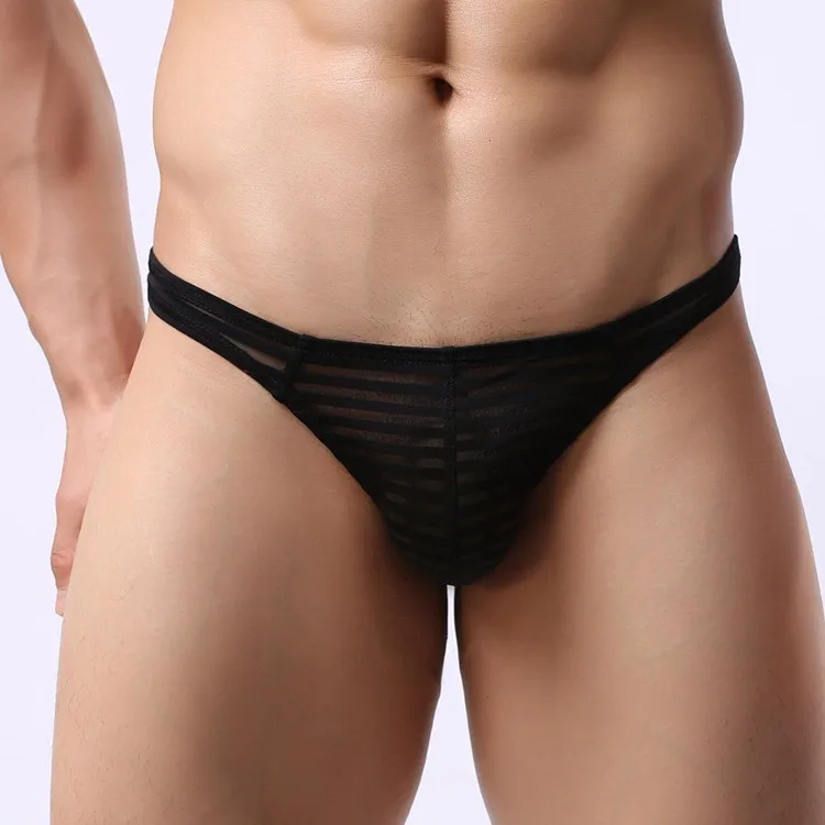 Men s sheer bikini underwear