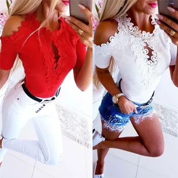 Fashion Harajuku T-shirt 2019 Casual Women's T-Shirts Cotton T-shirt Casual Lace Flower Splice Hollow Tee Tops For Famale Top
Fashion Harajuku T-shirt 2019 Casual Women's T-Shirts Cotton T-shirt Casual Lace Flower Splice Hollow Tee Tops For Famale Top