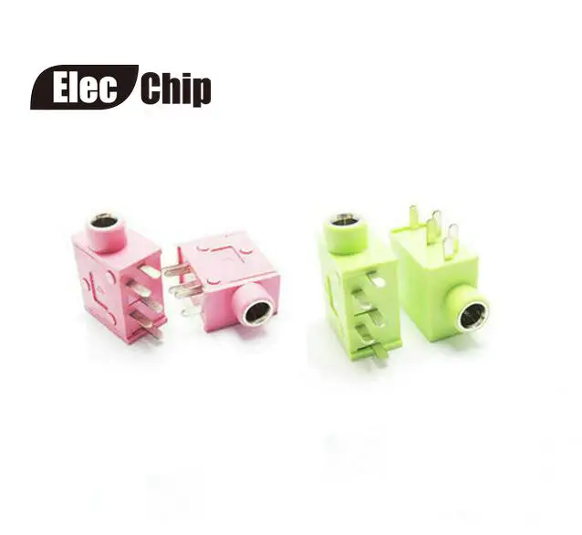 10PCS PJ-215 PJ-325 3.5MM Headphone jack socket female connector for Audio video 5PIN pink green
10PCS PJ-215 PJ-325 3.5MM Headphone jack socket female connector for Audio video 5PIN pink green