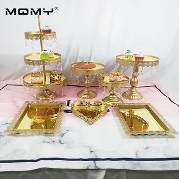 Gold Silver Pink Dessert Tray Cupcake Pan Cake Display Table Decoration Wedding Party Supply Crystal Mirror Cake Stand
Gold Silver Pink Dessert Tray Cupcake Pan Cake Display Table Decoration Wedding Party Supply Crystal Mirror Cake Stand