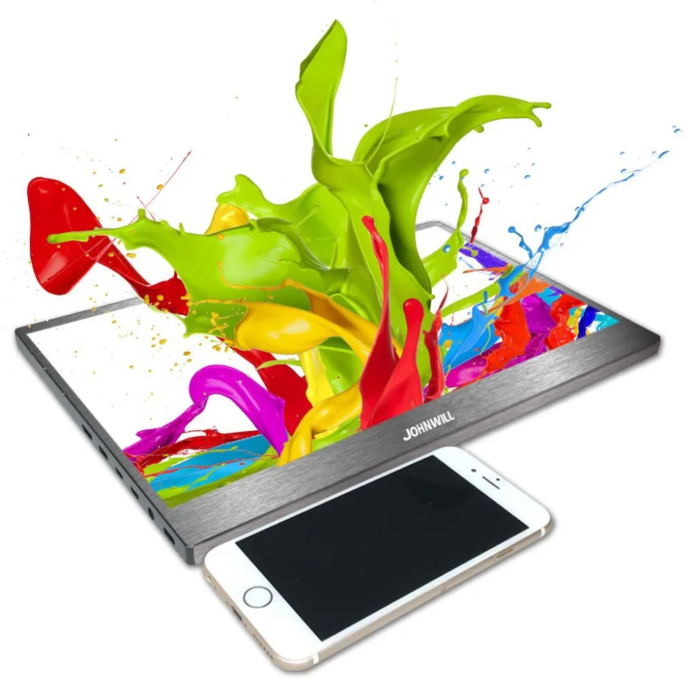 15.6"IPS Tablet Computer HDMI with 2 Type-C USB-C Slim Portable 1920x1080P IPS LCD LED Display Monitor for Raspberry Pi 3 B 2B
15.6"IPS Tablet Computer HDMI with 2 Type-C USB-C Slim Portable 1920x1080P IPS LCD LED Display Monitor for Raspberry Pi 3 B 2B