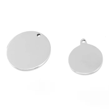 15/20mm Stainless Steel Round Pet Tag Pendant Blank Charm for Engrave Printing 1.5mm Loop Mirror Polish Jewelry Wholesale 50pcs
15/20mm Stainless Steel Round Pet Tag Pendant Blank Charm for Engrave Printing 1.5mm Loop Mirror Polish Jewelry Wholesale 50pcs