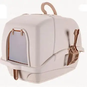 Large Cat Sand Pot Fully Semi-enclosed Super Large Cat Pot Splash-proof, Big Cat Shit-proof And Odor-proof Super Large Cat Toile
Large Cat Sand Pot Fully Semi-enclosed Super Large Cat Pot Splash-proof, Big Cat Shit-proof And Odor-proof Super Large Cat Toile