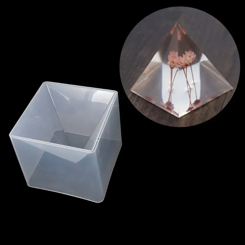 Super Pyramid Silicone Mould Resin Craft Jewelry Crystal Mold With Plastic Frame
Super Pyramid Silicone Mould Resin Craft Jewelry Crystal Mold With Plastic Frame