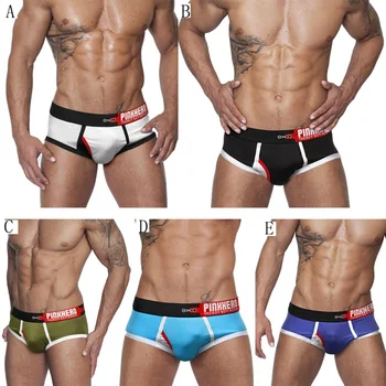 Men Sexy Letter Breathable Elastic Moisture Wicking Underpants 
Men Sexy Letter Breathable Elastic Moisture Wicking Underpants