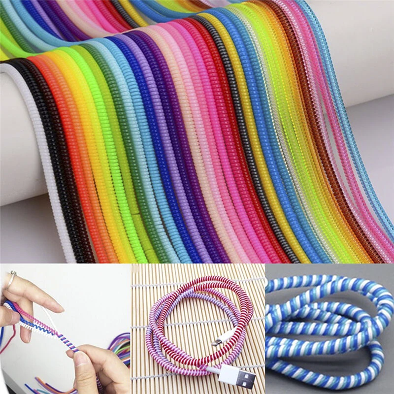 5pcs 60cm Data Cable Protective Sleeve Spring Twine For Iphone Android USB Charging Earphone Case Cover Bobbin Winder Randomly
5pcs 60cm Data Cable Protective Sleeve Spring Twine For Iphone Android USB Charging Earphone Case Cover Bobbin Winder Randomly