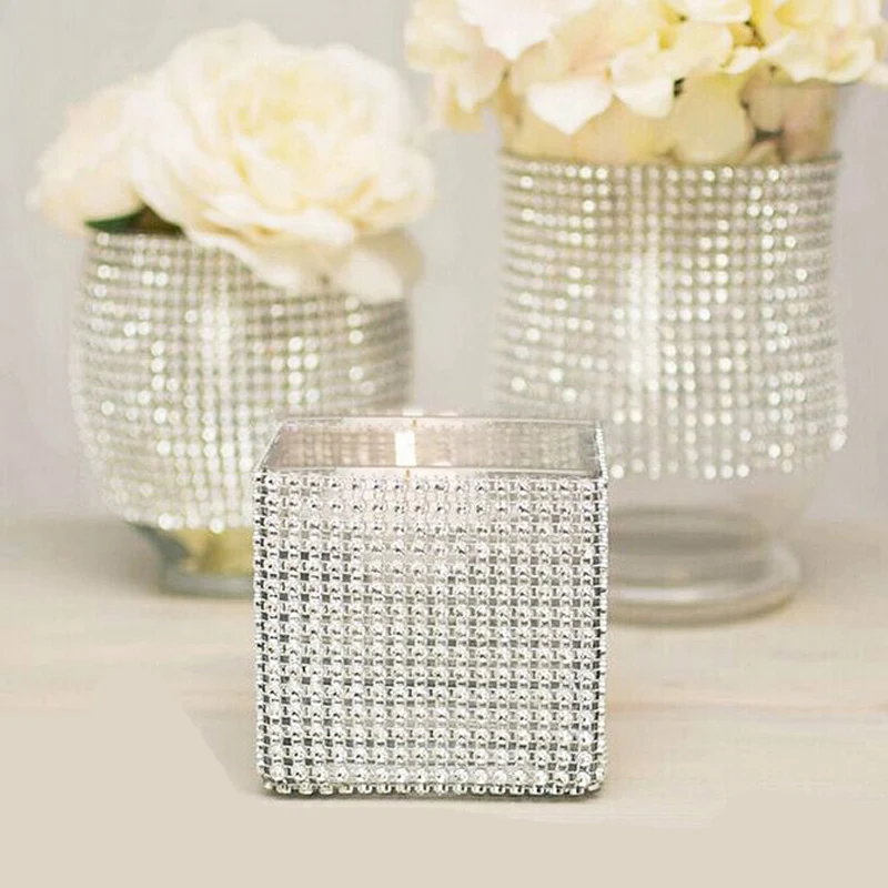 WHISM Bling Diamond Ribbon Wedding Bouquets Crystal Mesh Wrap Sparkle Roll Glitter Rhinestone Trimmable Ribbon Tulle Party Decor
WHISM Bling Diamond Ribbon Wedding Bouquets Crystal Mesh Wrap Sparkle Roll Glitter Rhinestone Trimmable Ribbon Tulle Party Decor