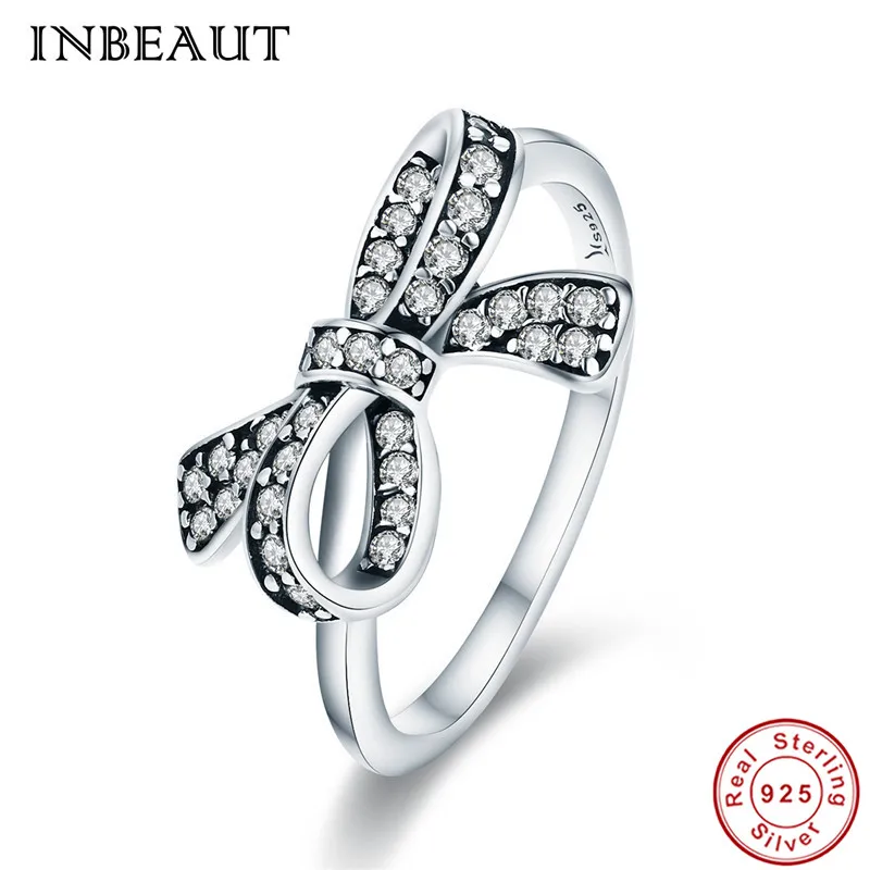 INBEAUT Elegant Fashion Real 925 Sterling Silver Mirco Zircon Paved Fallen Bowknot Engagement Ring for Women Birthday Jewelry
INBEAUT Elegant Fashion Real 925 Sterling Silver Mirco Zircon Paved Fallen Bowknot Engagement Ring for Women Birthday Jewelry