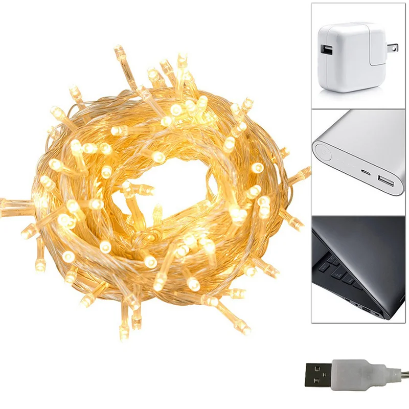 String lights 5V USB Powered 10M 100LED 5M 50LED garland Christmas Lights LuminariaOutdoor FestivalWeddingPartyDecoration
String lights 5V USB Powered 10M 100LED 5M 50LED garland Christmas Lights LuminariaOutdoor FestivalWeddingPartyDecoration