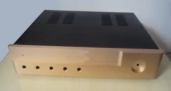Full Aluminum amplifier chassis/Pre-amplifier/Rear Amp chassis/Balanced chassis/AMP case Enclosure / Box DIY(430*80*320mm)
Full Aluminum amplifier chassis/Pre-amplifier/Rear Amp chassis/Balanced chassis/AMP case Enclosure / Box DIY(430*80*320mm)