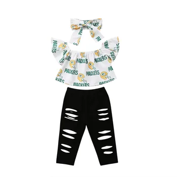 Child Kids Baby Girls Clothes Set Summer Off Shoulder Short Sleeve Floral Tops Ripped Leggings Outfits Girl Clothing 1-6T 3PCS
Child Kids Baby Girls Clothes Set Summer Off Shoulder Short Sleeve Floral Tops Ripped Leggings Outfits Girl Clothing 1-6T 3PCS