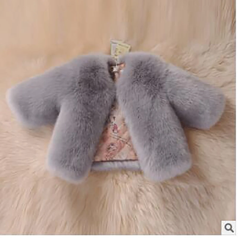 

JKP 2018 autumn and winter children's clothing new imitation fox fur girl fur coat children's short coat baby fur coat FPC-131